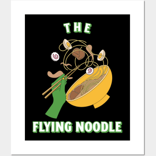 the flying noodles ramen Posters and Art